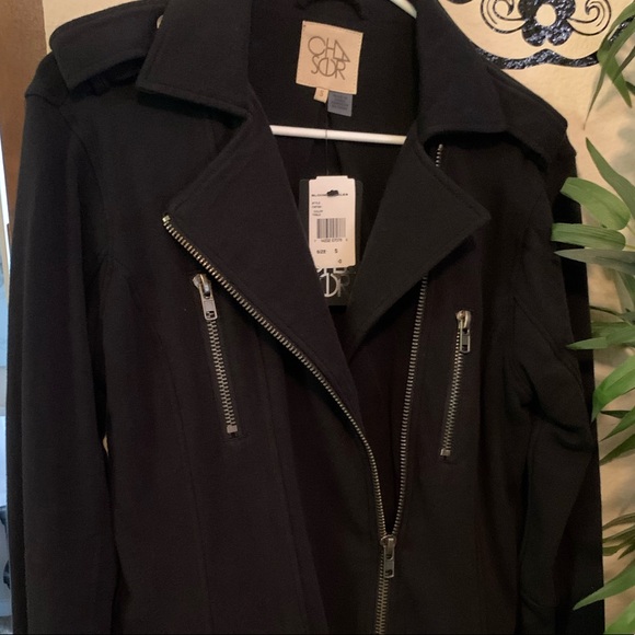 Chaser cotton fleece Moto jacket - Picture 2 of 5